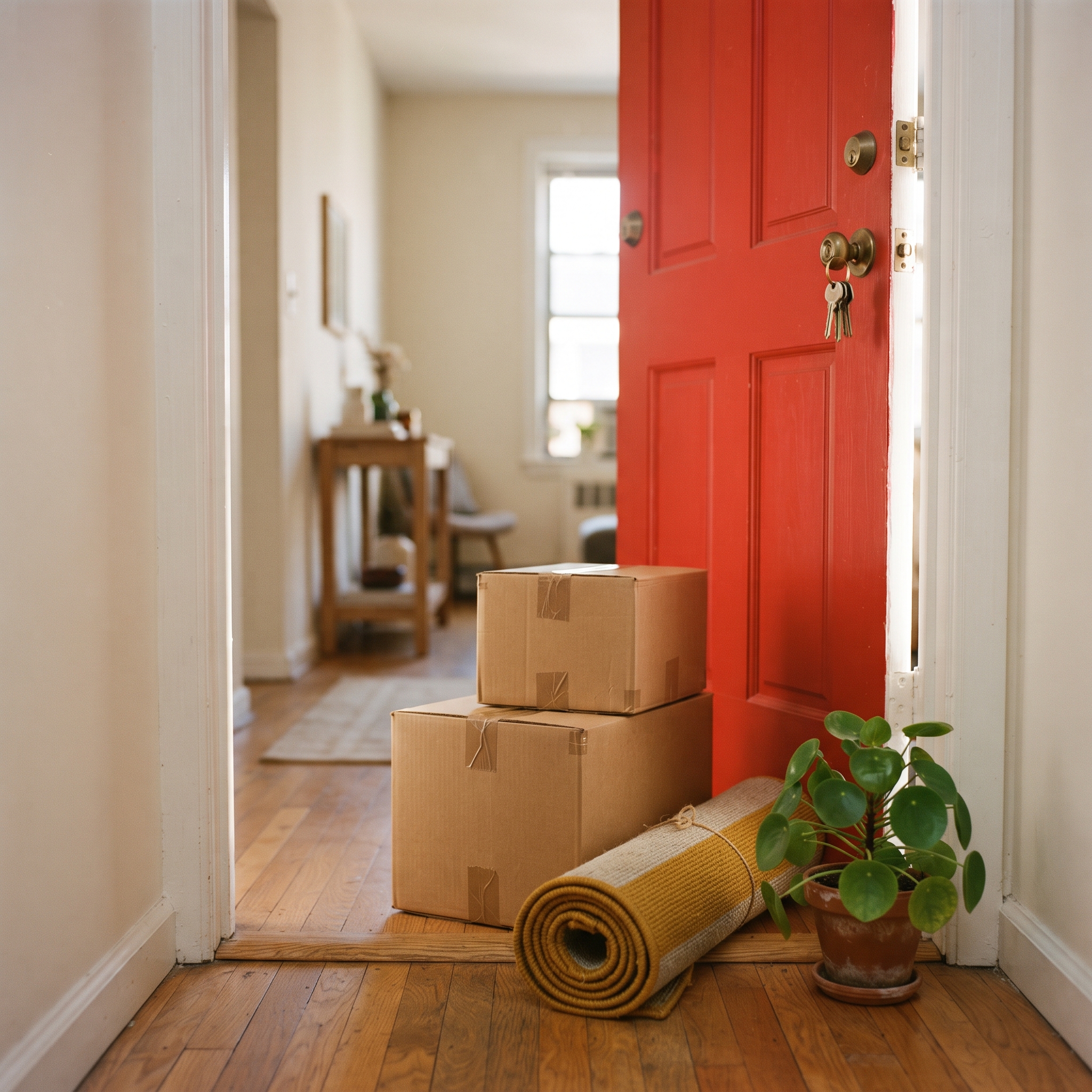 Money Follows the Person pays for the boxes, the deposit, and the first month's rent once. After that, the rent is the participant's own.