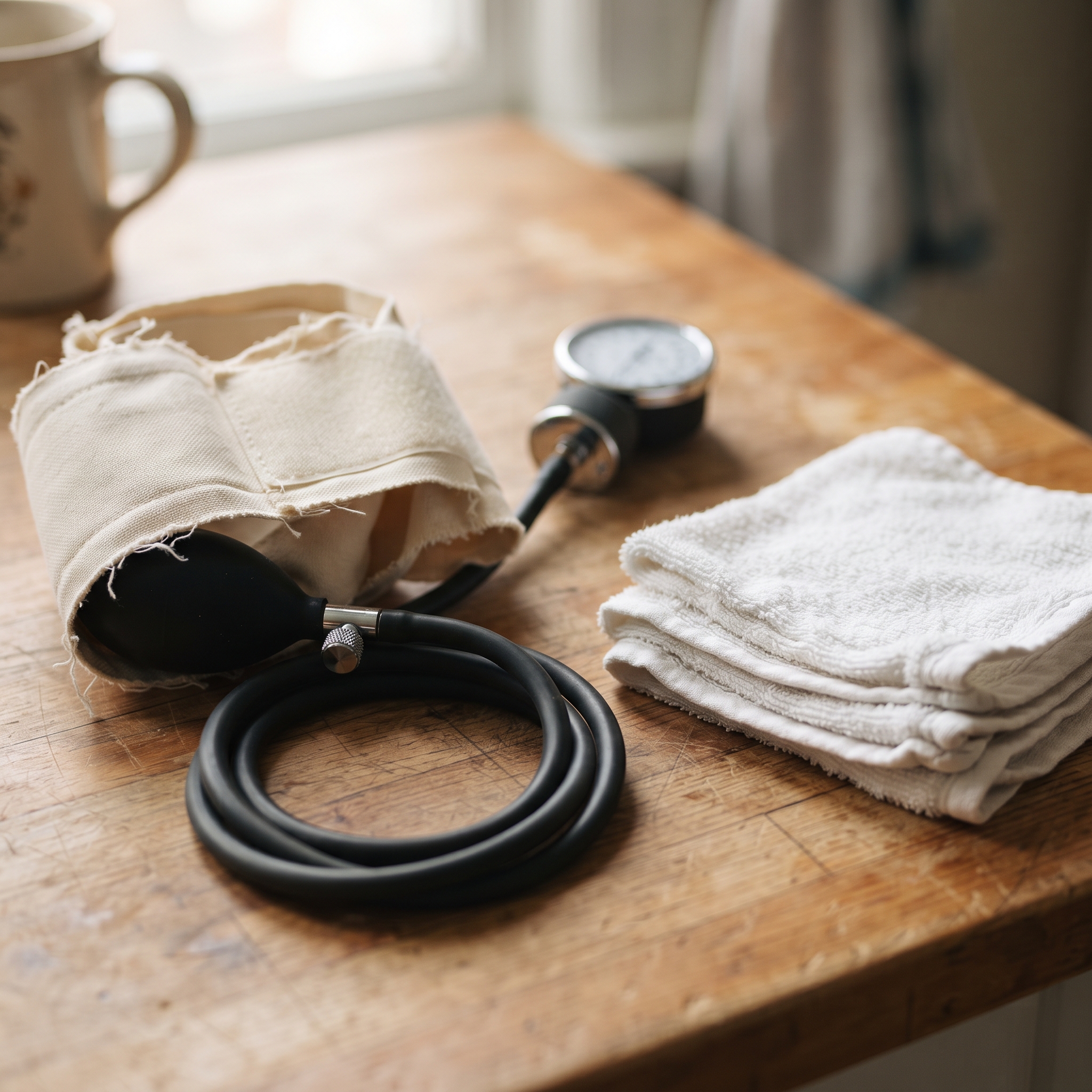 The same nurse-and-therapist visits that rebuild a bathroom also review medications and pain, the two halves of what CAPABLE actually assesses.